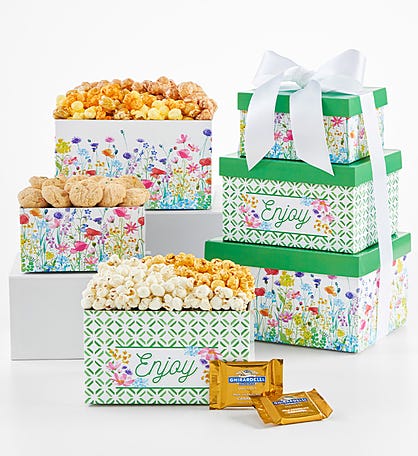 In Full Bloom 3 Box Gift Tower